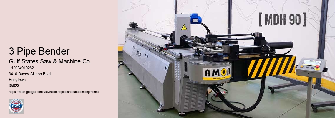 3 Pipe Bender Gulf States Saw & Machine Co. 3 Pipe Bender