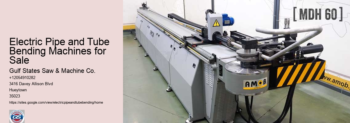 Electric Pipe and Tube Bending Machines for Sale Gulf States Saw & Machine Co. Electric Pipe and Tube Bending Machines for Sale
