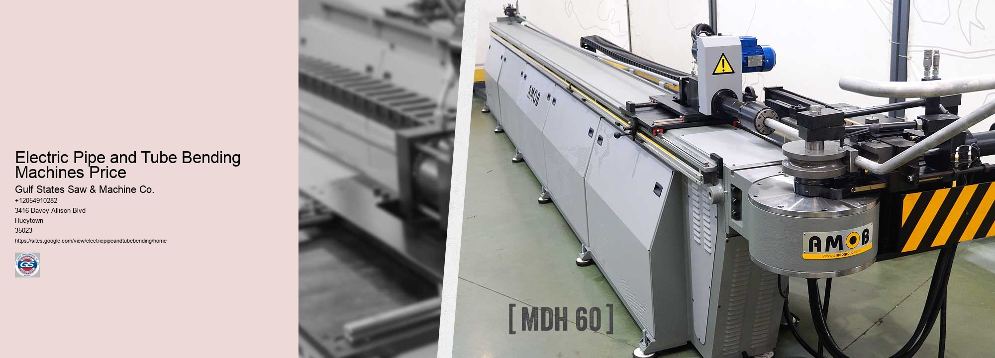 Electric Pipe and Tube Bending Machines Price Gulf States Saw & Machine Co. Electric Pipe and Tube Bending Machines Price