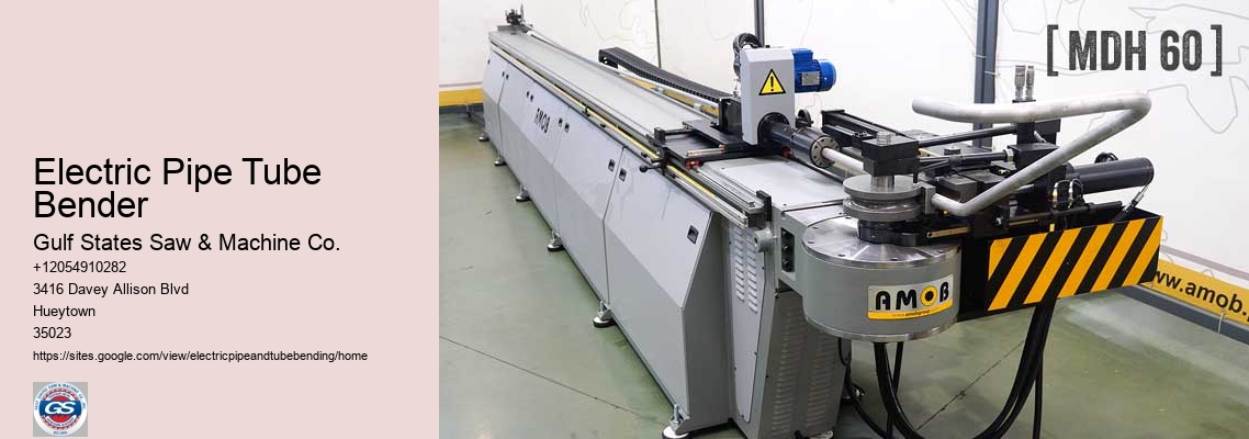 Electric Pipe Tube Bender Gulf States Saw & Machine Co. Electric Pipe Tube Bender