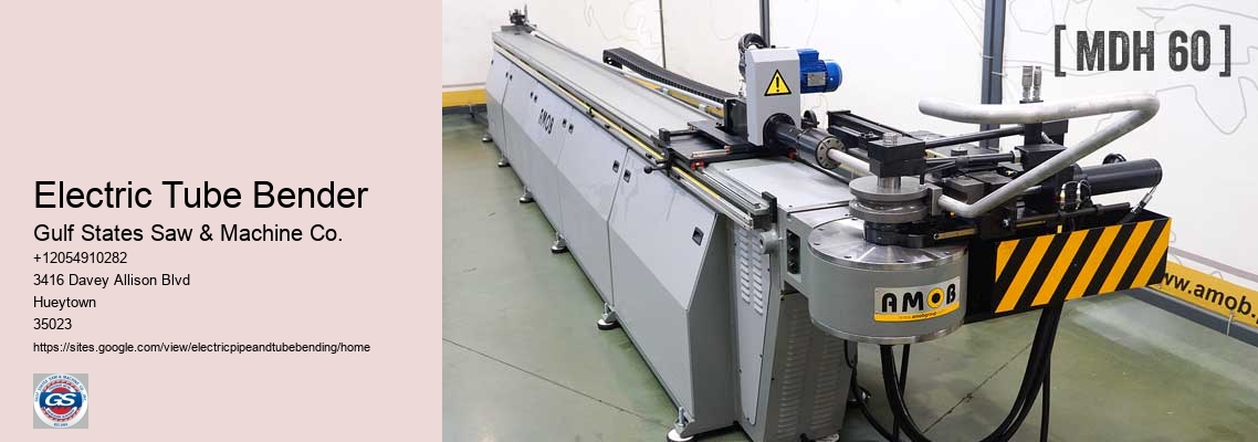 Electric Tube Bender Gulf States Saw & Machine Co. Electric Tube Bender