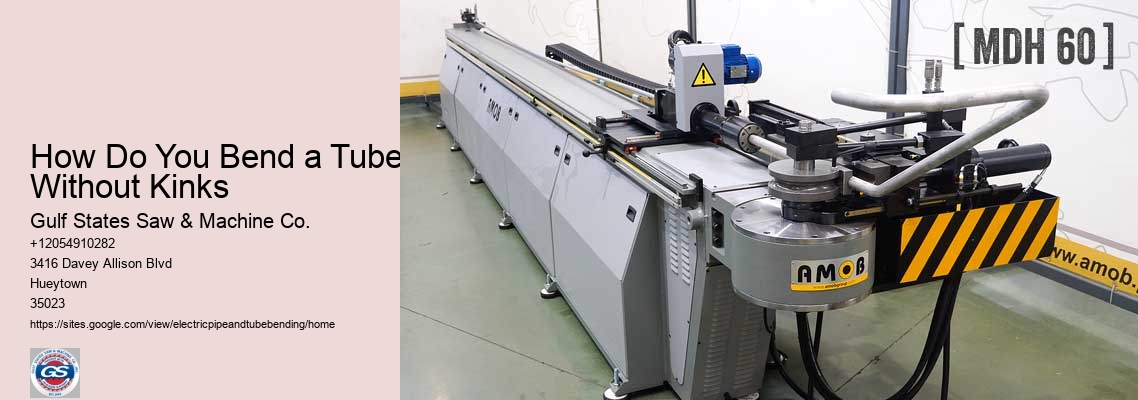 How Do You Bend a Tube Without Kinks Gulf States Saw & Machine Co. How Do You Bend a Tube Without Kinks