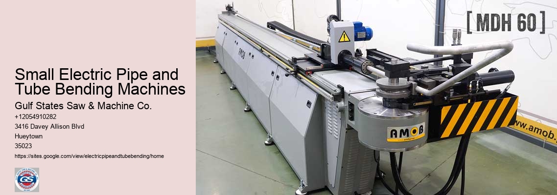 Small Electric Pipe and Tube Bending Machines Gulf States Saw & Machine Co. Small Electric Pipe and Tube Bending Machines