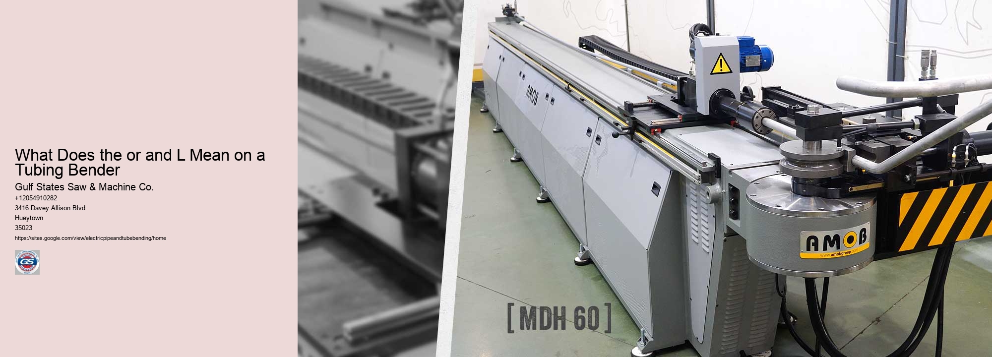 What Does the or and L Mean on a Tubing Bender Gulf States Saw & Machine Co. What Does the or and L Mean on a Tubing Bender