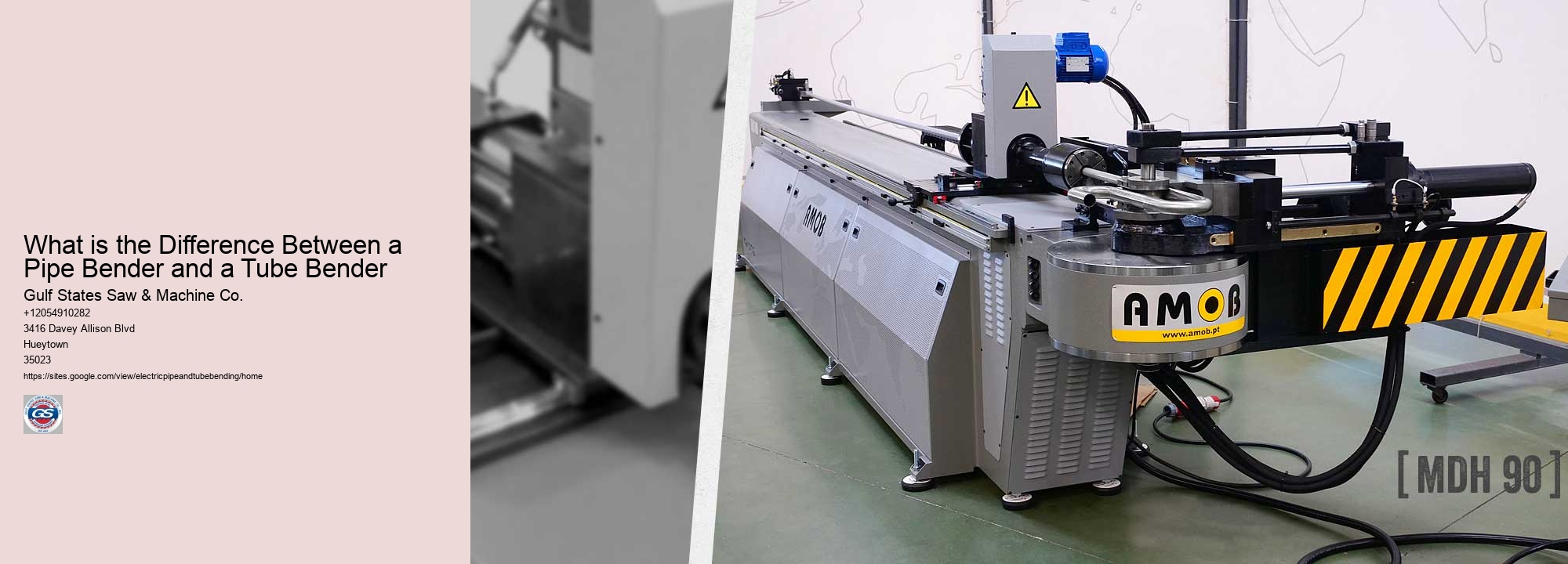 What is the Difference Between a Pipe Bender and a Tube Bender Gulf States Saw & Machine Co. What is the Difference Between a Pipe Bender and a Tube Bender